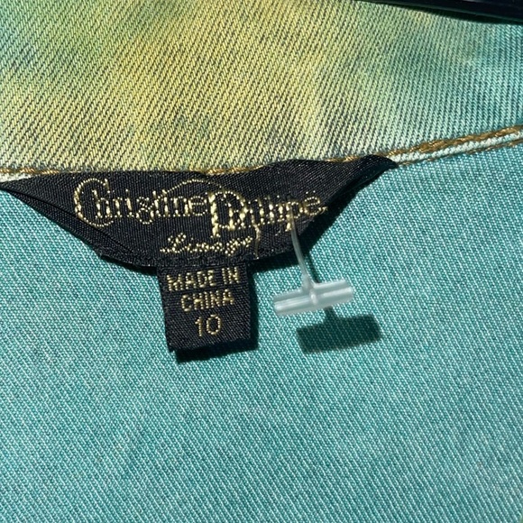 Rare Vintage beaded Denim Jacket - Picture 5 of 10